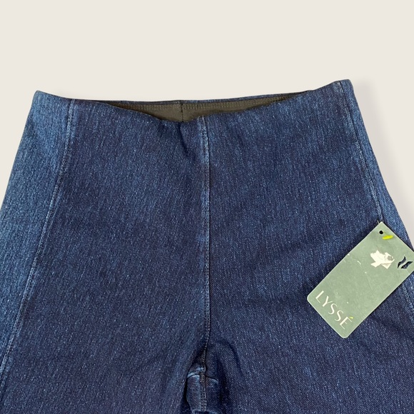 NWT Lyssé High Rise Indigo Asymmetric Jeggings S - Picture 2 of 13
